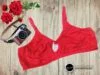 Premium Quality Soft Cotton Jersey Bra - Red